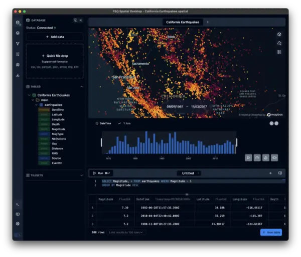 Foursquare Spatial Desktop screenshot
