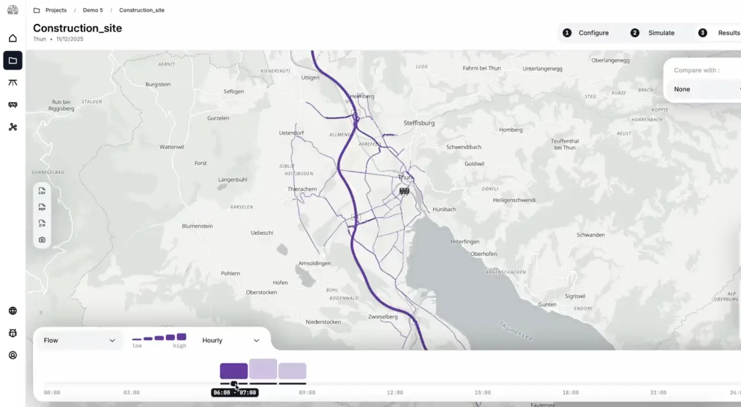 Transcality: Transport modeling and simulation